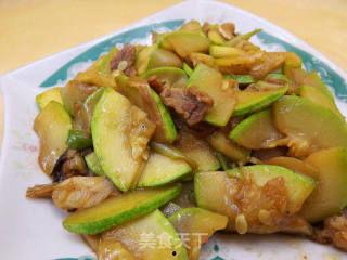 吃角瓜鸡蛋炒肉片视频,角瓜鸡蛋炒肉片，营养满分快手菜